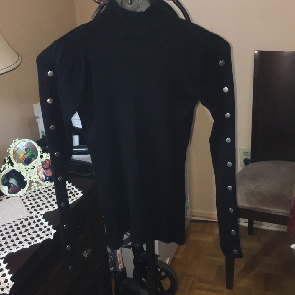Mock neck sweater
